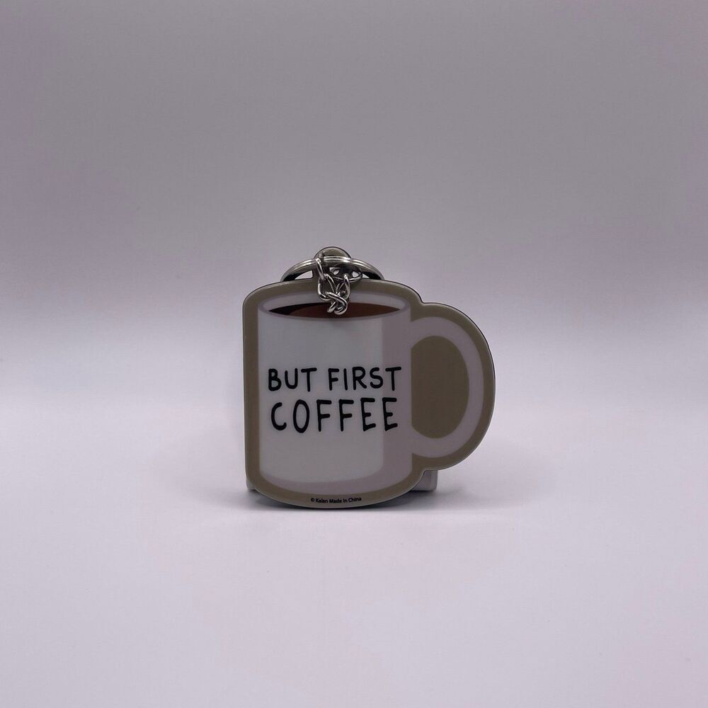 Target Unisex "But First Coffee" Mug Graphic Charm Keychain